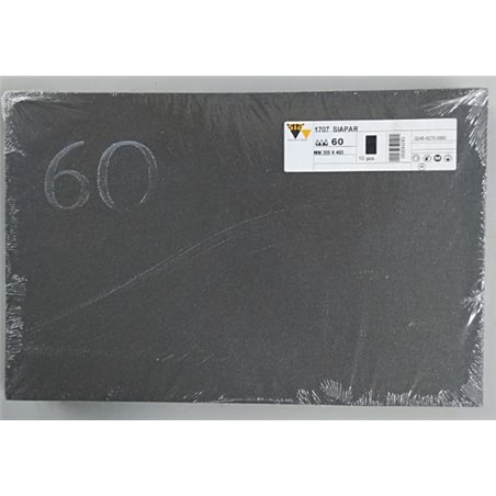 Carta abrasiva bifacciale 300x460 Gr. 60 per Planfix PRO55 conf. da 10 pz