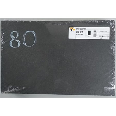 Carta abrasiva bifacciale 300x460 Gr. 80 per Planfix PRO55 conf. da 10 pz